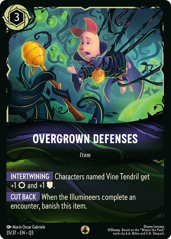 Overgrown Defenses (35/37) [Illumineer's Quest: The Great Hunny Rescue] | Cards and Coasters CA