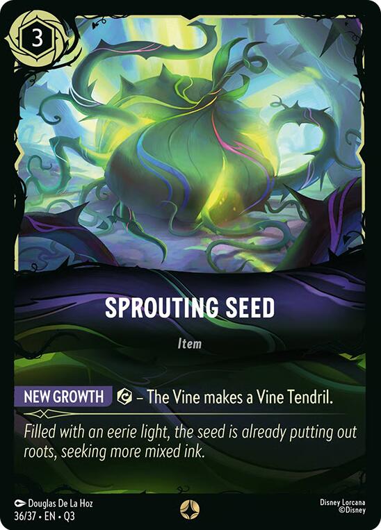 Sprouting Seed (36/37) [Illumineer's Quest: The Great Hunny Rescue] | Cards and Coasters CA