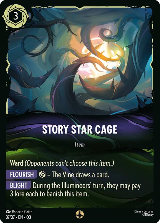 Story Star Cage (37/37) [Illumineer's Quest: The Great Hunny Rescue] | Cards and Coasters CA