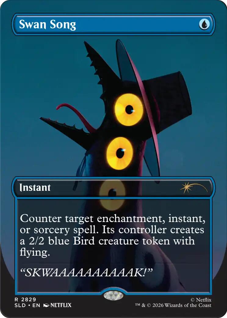 Swan Song (2829) [Secret Lair Drop Series] | Cards and Coasters CA