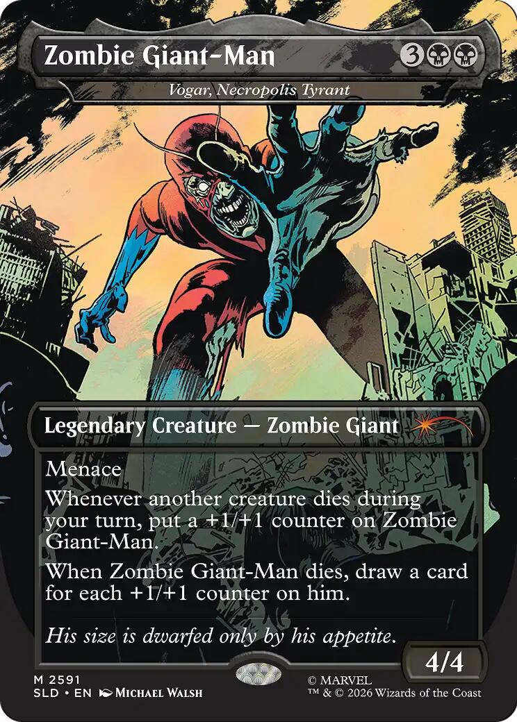 Zombie Giant-Man - Vogar, Necropolis Tyrant [Secret Lair Drop Series] | Cards and Coasters CA