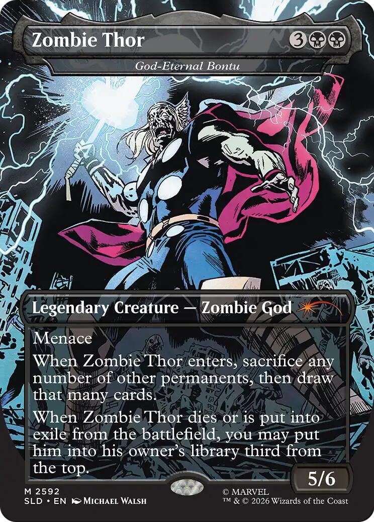 Zombie Thor - God-Eternal Bontu [Secret Lair Drop Series] | Cards and Coasters CA