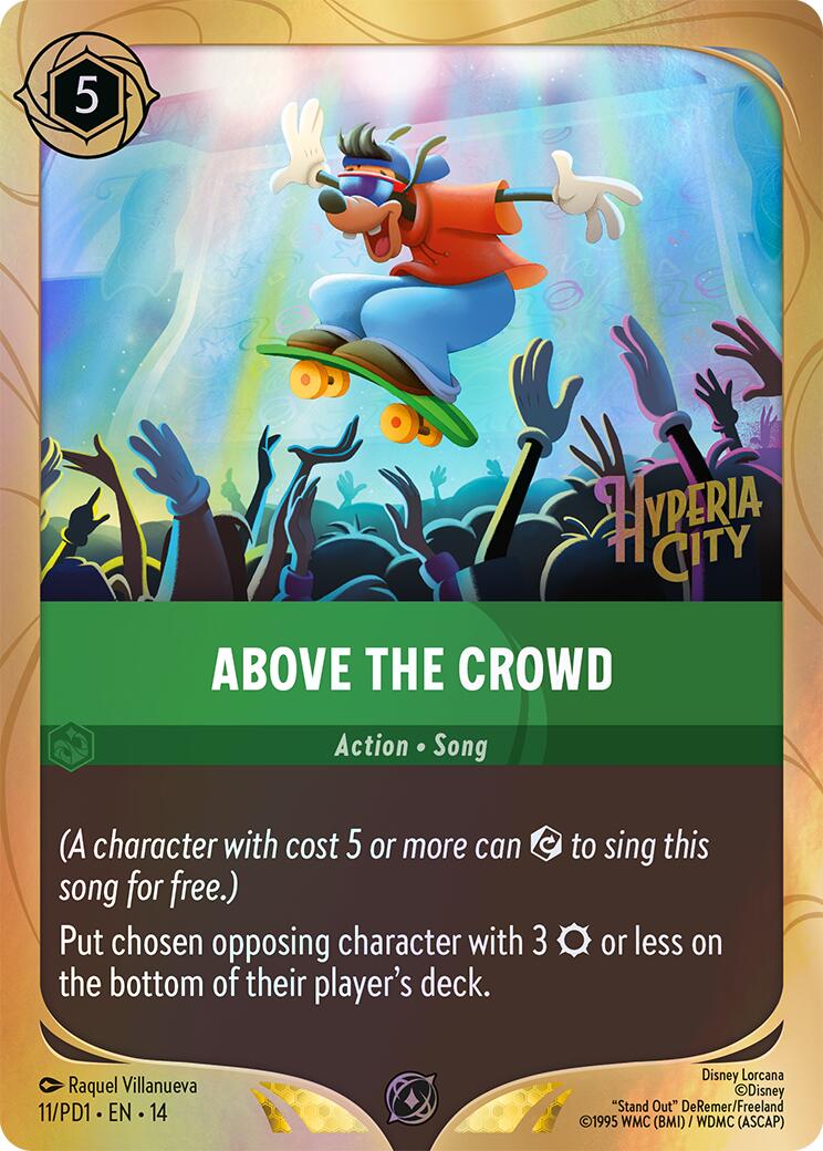 Above the Crowd (11) [Promo Cards] | Cards and Coasters CA