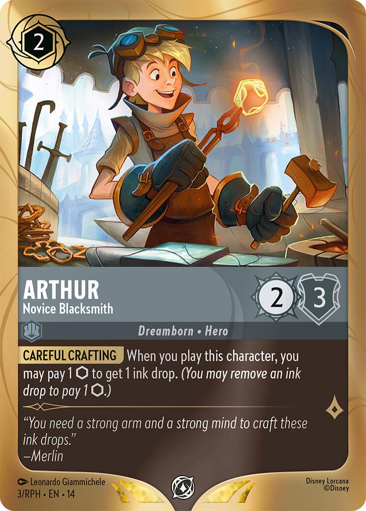 Arthur - Novice Blacksmith (3) [Promo Cards] | Cards and Coasters CA