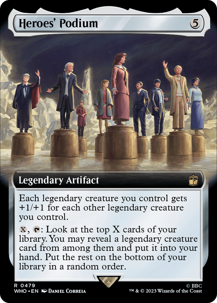 Heroes' Podium (Extended Art) [Doctor Who] | Cards and Coasters CA