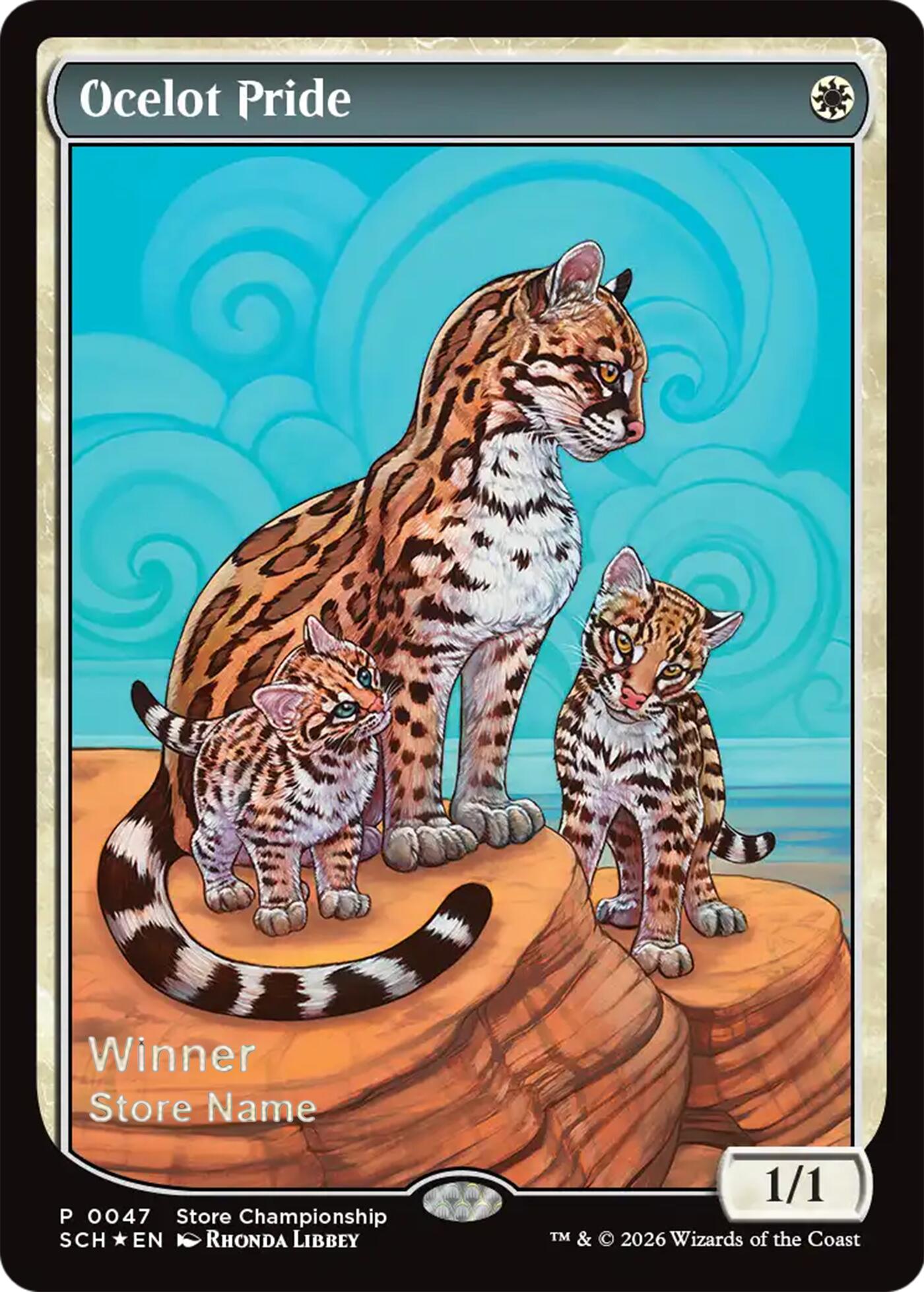 Ocelot Pride (Winner) [Store Championships 2026] | Cards and Coasters CA