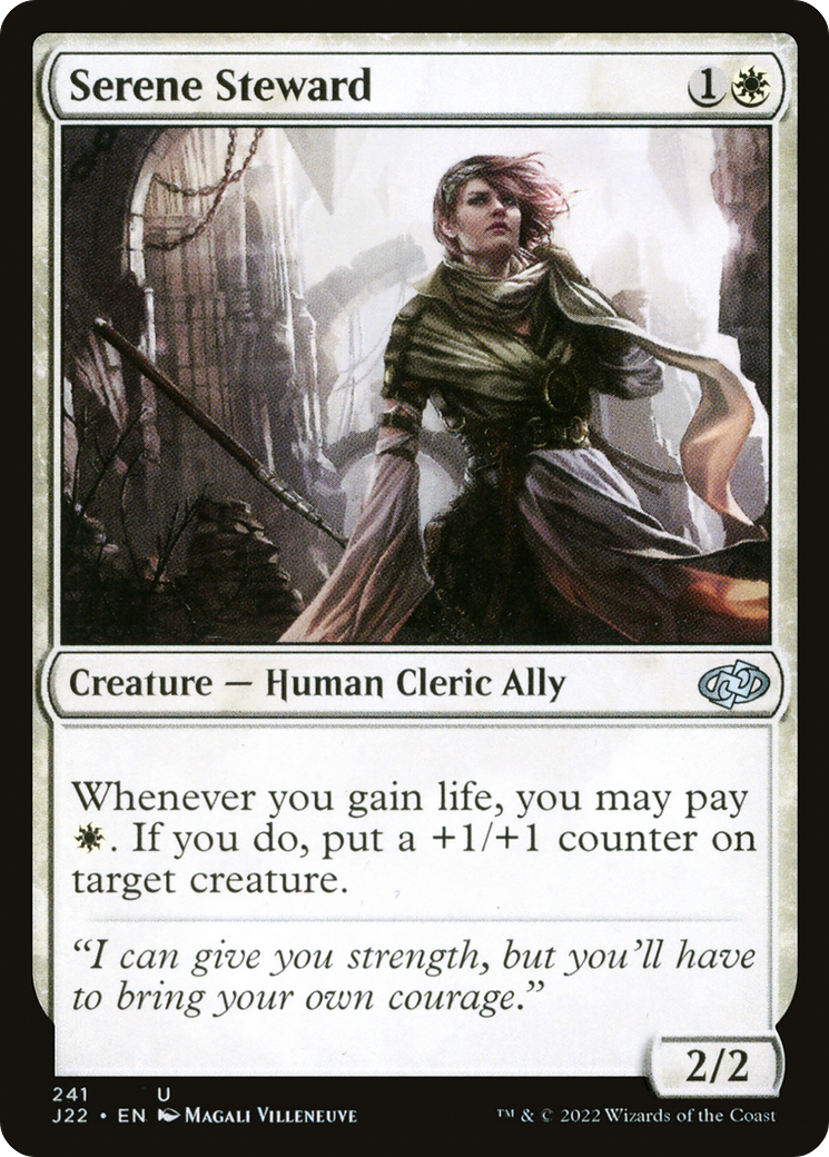 Serene Steward [Jumpstart 2022] | Cards and Coasters CA