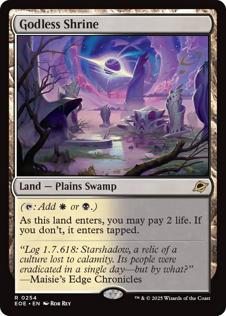 Godless Shrine [Edge of Eternities] | Cards and Coasters CA