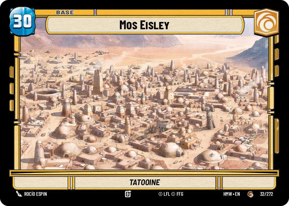 Mos Eisley // Weakness (32/272 // T02/05) (32/272 // T02/05) [Homeworlds] | Cards and Coasters CA
