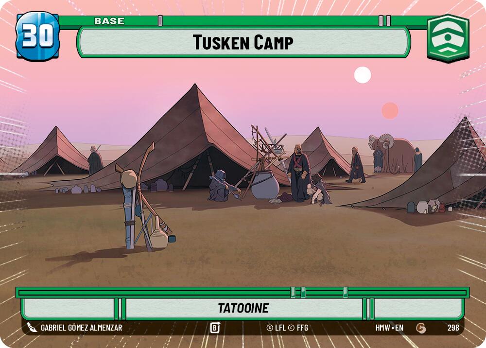 Tusken Camp // Weakness (298 // t07/05) (Hyperspace) (298 // T07/05) [Homeworlds] | Cards and Coasters CA