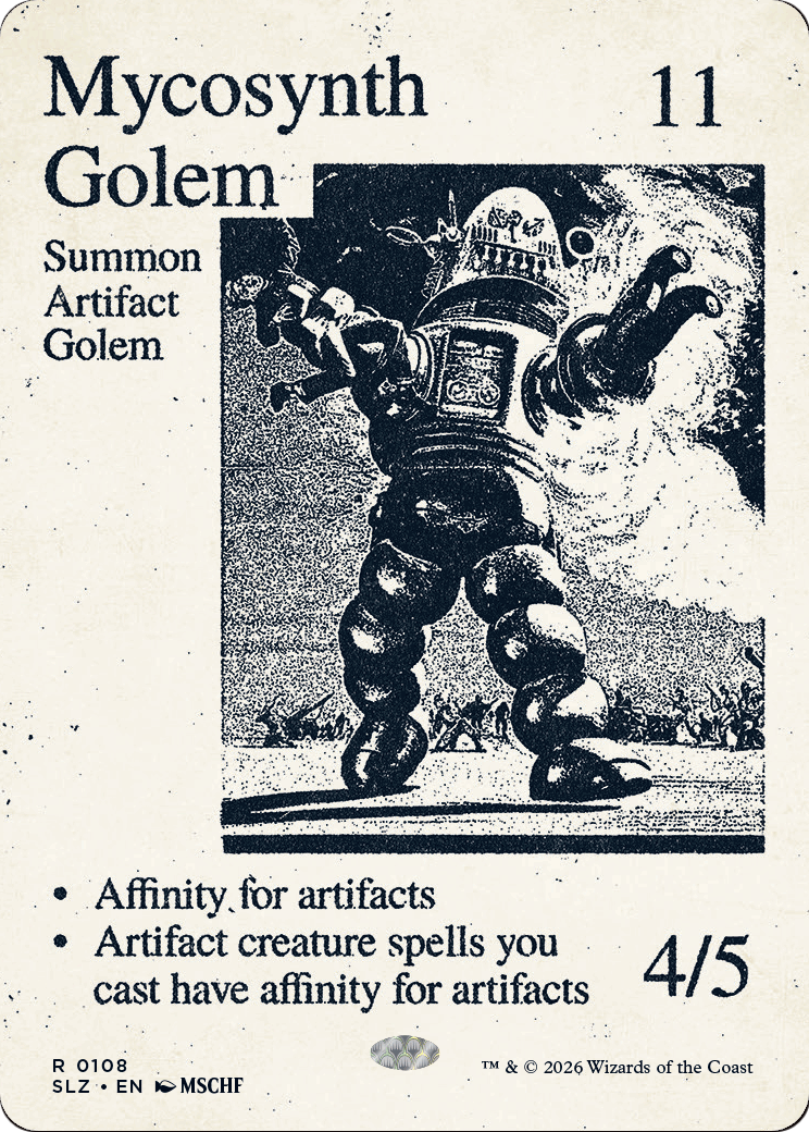 Mycosynth Golem (0108) [Secret Lair x MSCHF: The Zeta Set] | Cards and Coasters CA
