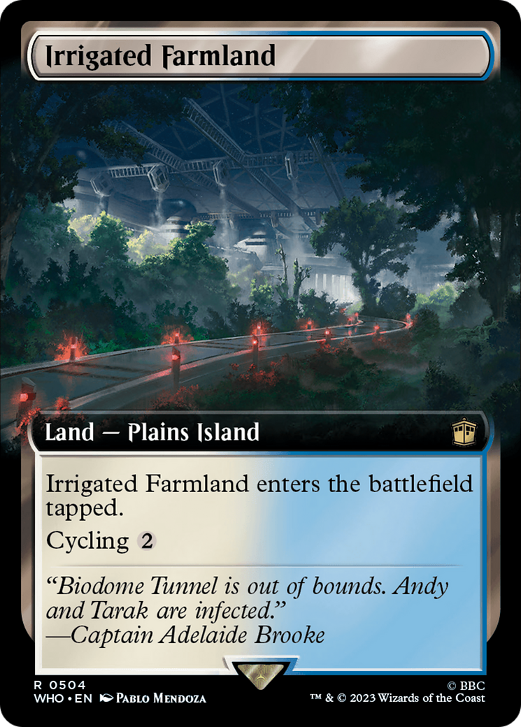 Irrigated Farmland (Extended Art) [Doctor Who] | Cards and Coasters CA
