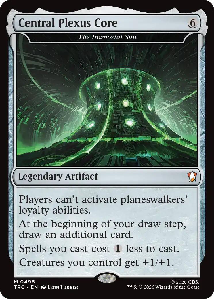 Central Plexus Core (Surge Foil) [Star Trek Commander] | Cards and Coasters CA
