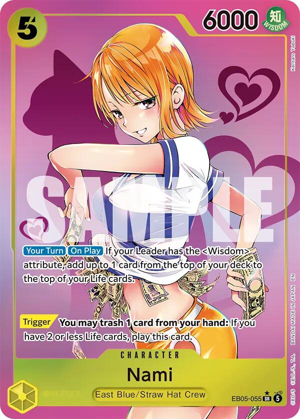 Nami (Kentaro Yabuki) [Extra Booster: One Piece Heroines Edition Vol. 2] | Cards and Coasters CA