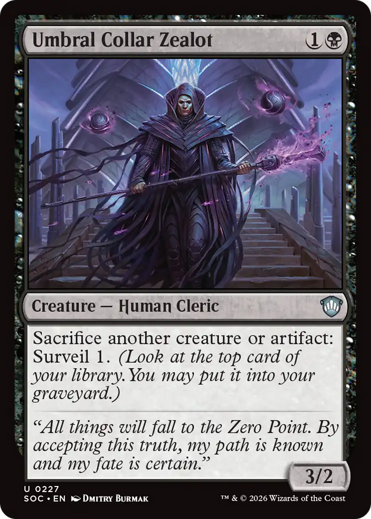 Umbral Collar Zealot [Secrets of Strixhaven Commander] | Cards and Coasters CA
