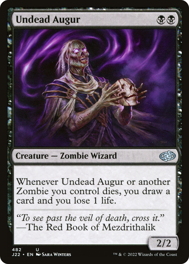 Undead Augur [Jumpstart 2022] | Cards and Coasters CA