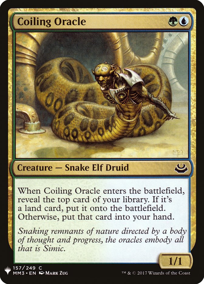 Coiling Oracle [Mystery Booster] | Cards and Coasters CA