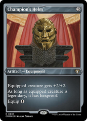 Champion's Helm (Foil Etched) [Commander Masters] | Cards and Coasters CA