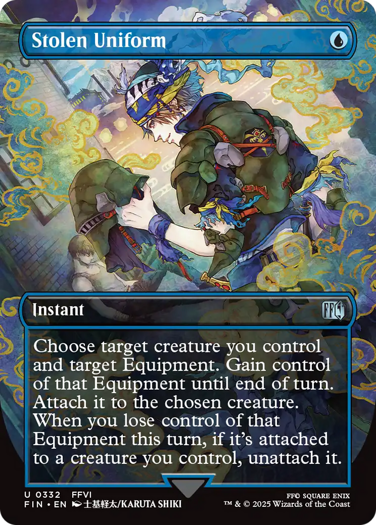 Stolen Uniform (Borderless) [FINAL FANTASY] | Cards and Coasters CA