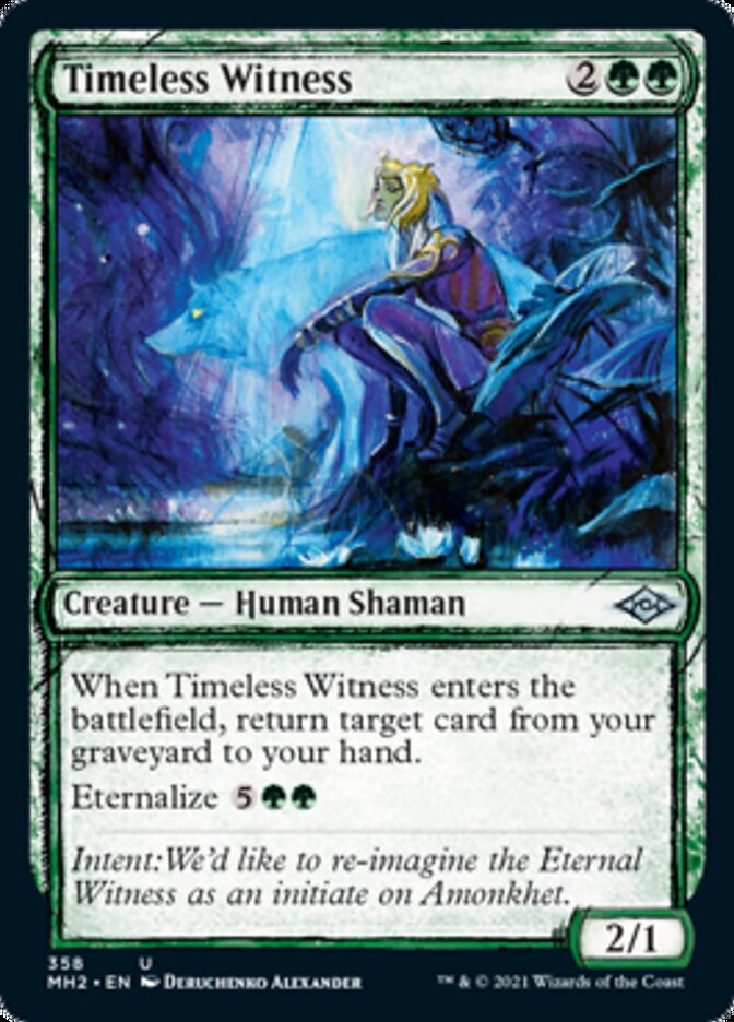 Timeless Witness (Sketch) [Modern Horizons 2] | Cards and Coasters CA