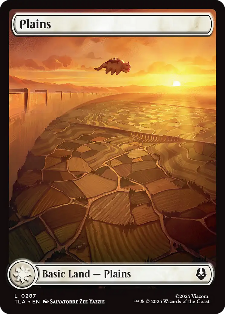 Plains (287) [Avatar: The Last Airbender] | Cards and Coasters CA
