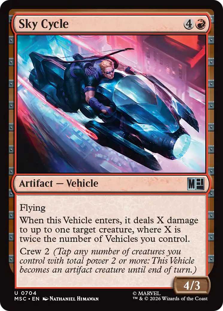 Sky Cycle [Marvel Super Heroes Commander] | Cards and Coasters CA