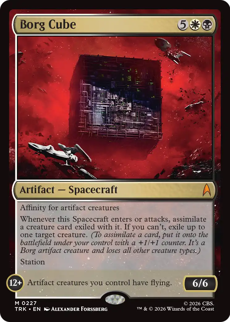 Borg Cube [Star Trek] | Cards and Coasters CA