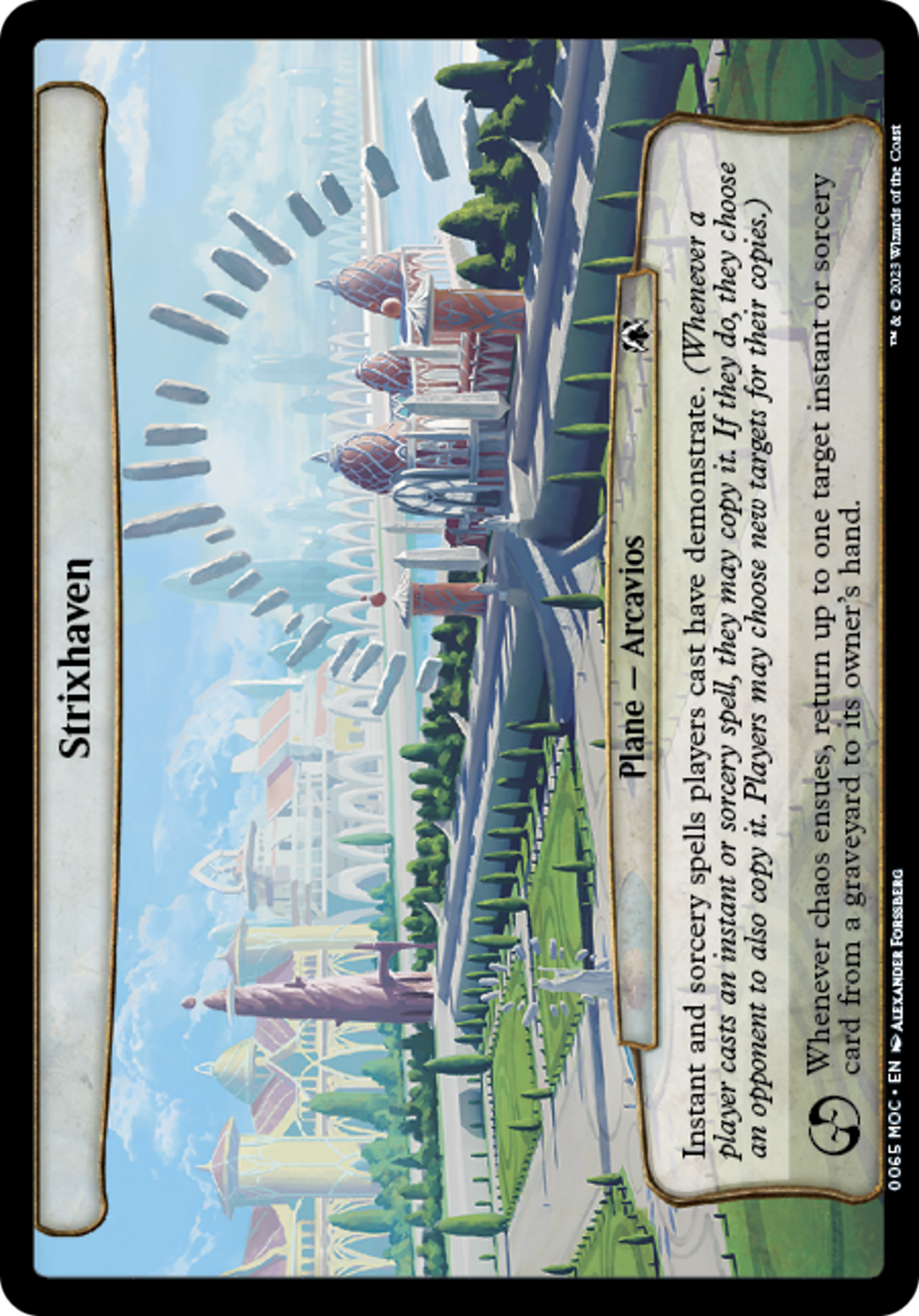 Strixhaven [March of the Machine Commander] | Cards and Coasters CA