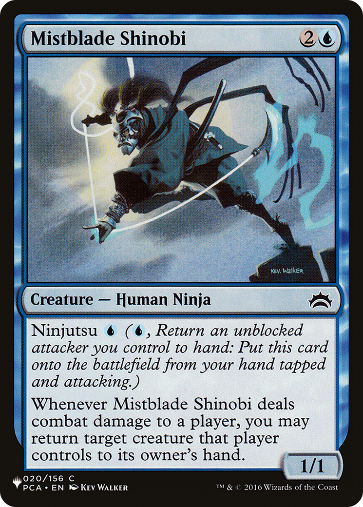 Mistblade Shinobi [The List Reprints] | Cards and Coasters CA