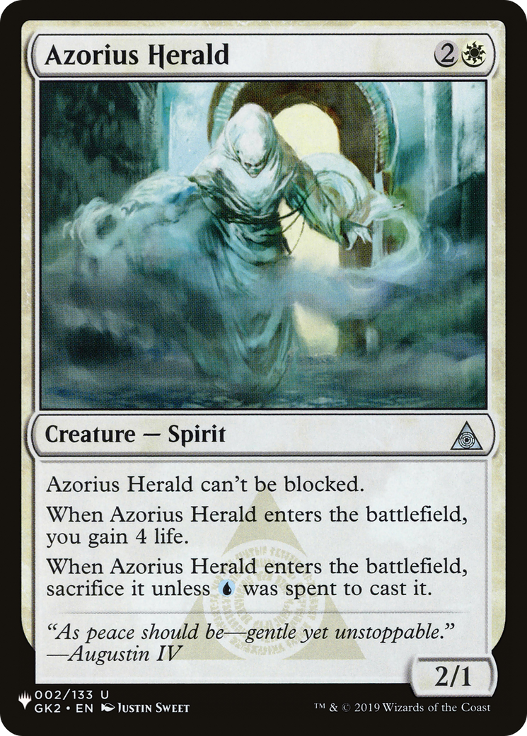 Azorius Herald [The List Reprints] | Cards and Coasters CA