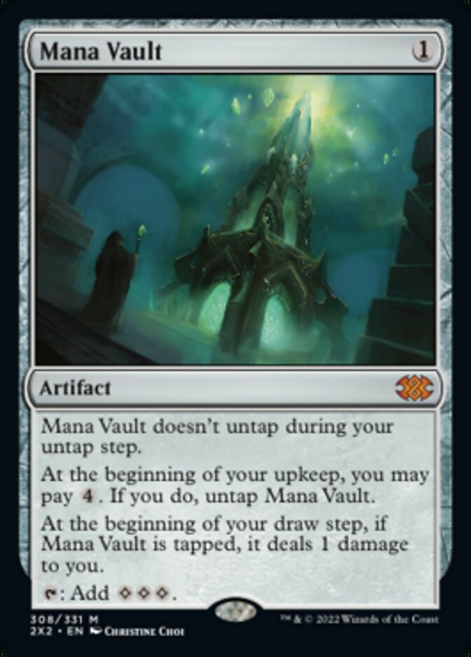 Mana Vault [Double Masters 2022] | Cards and Coasters CA
