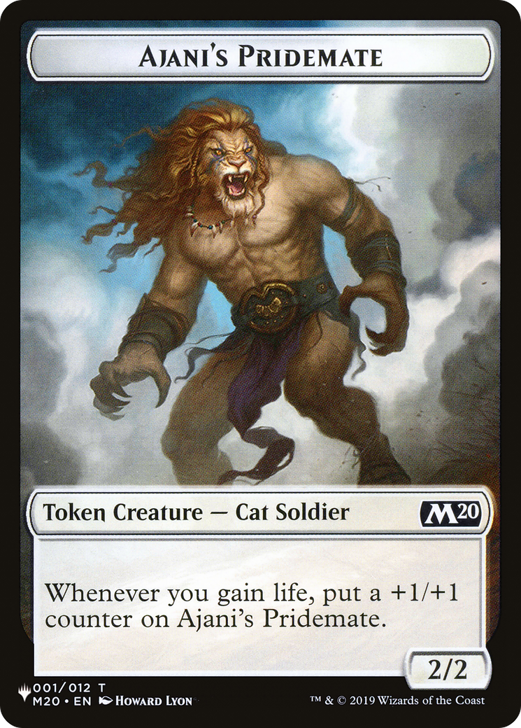 Ajani's Pridemate (FDN) [The List] | Cards and Coasters CA