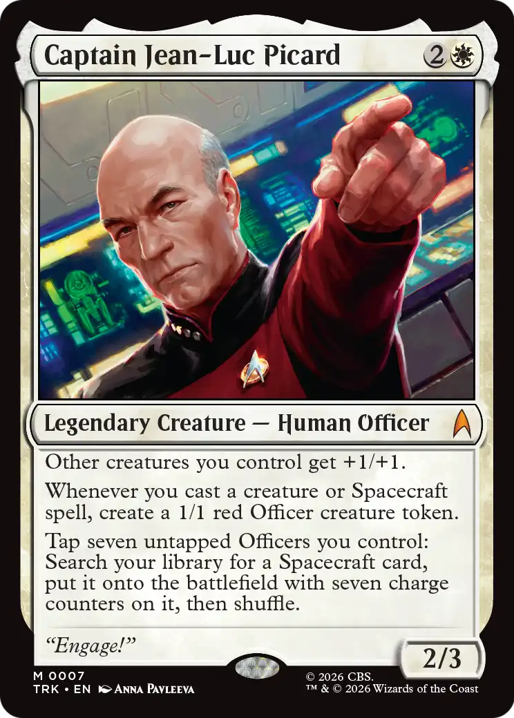 Captain Jean-Luc Picard [Star Trek] | Cards and Coasters CA