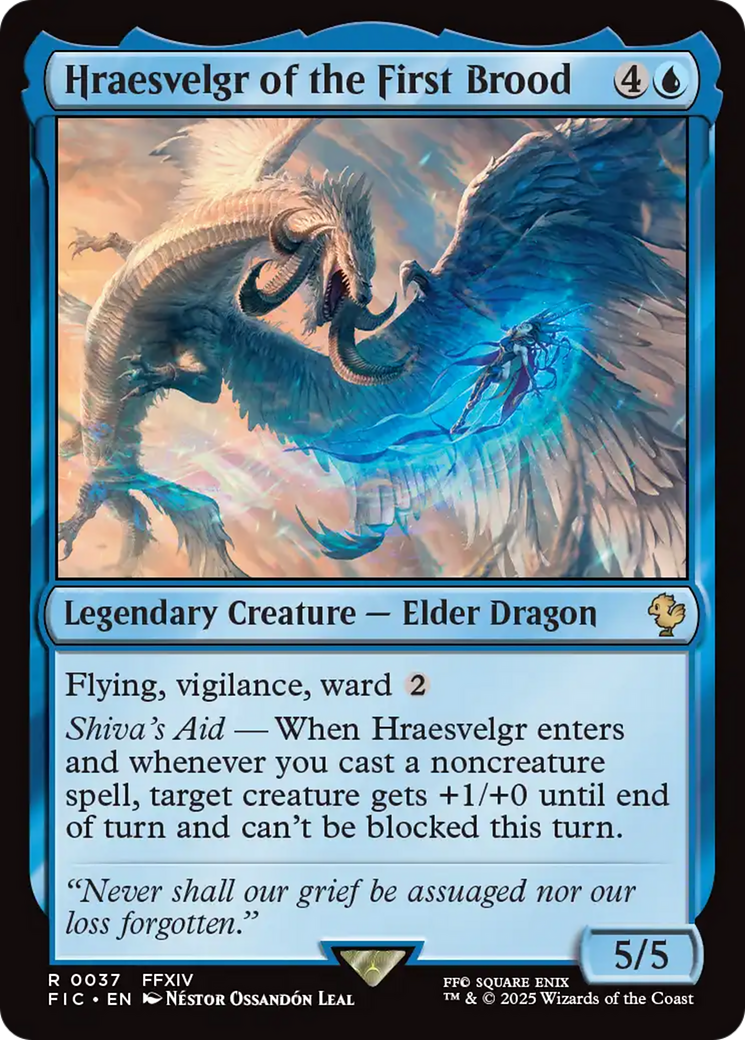 Hraesvelgr of the First Brood [FINAL FANTASY Commander] | Cards and Coasters CA