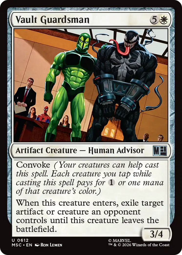 Vault Guardsman [Marvel Super Heroes Commander] | Cards and Coasters CA