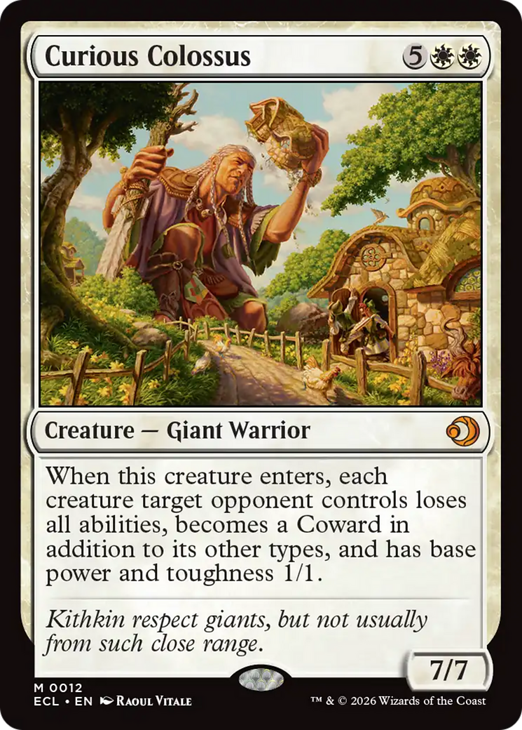 Curious Colossus [Lorwyn Eclipsed] | Cards and Coasters CA
