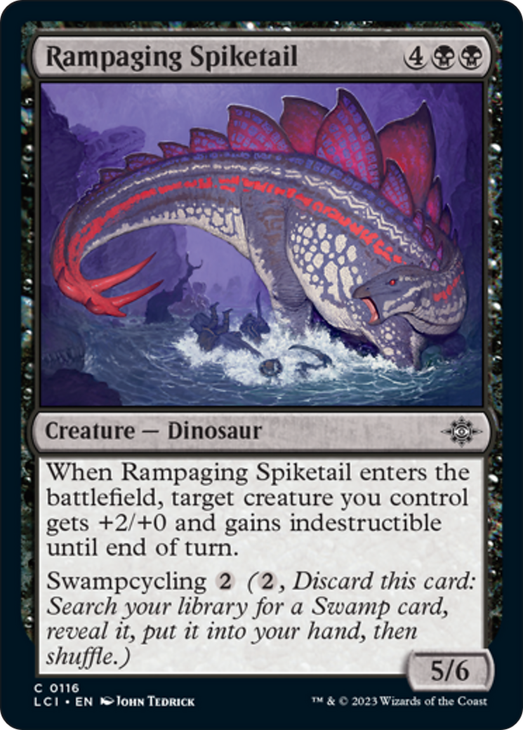 Rampaging Spiketail [The Lost Caverns of Ixalan] | Cards and Coasters CA