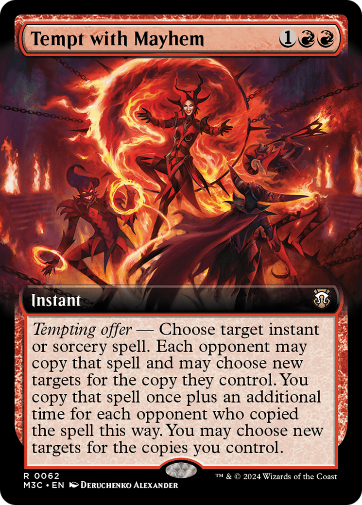 Tempt with Mayhem (Extended Art) [Modern Horizons 3 Commander] | Cards and Coasters CA