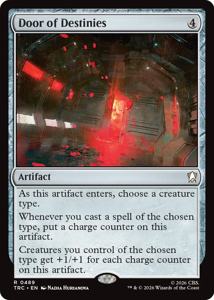 Door of Destinies (Surge Foil) [Star Trek Commander] | Cards and Coasters CA