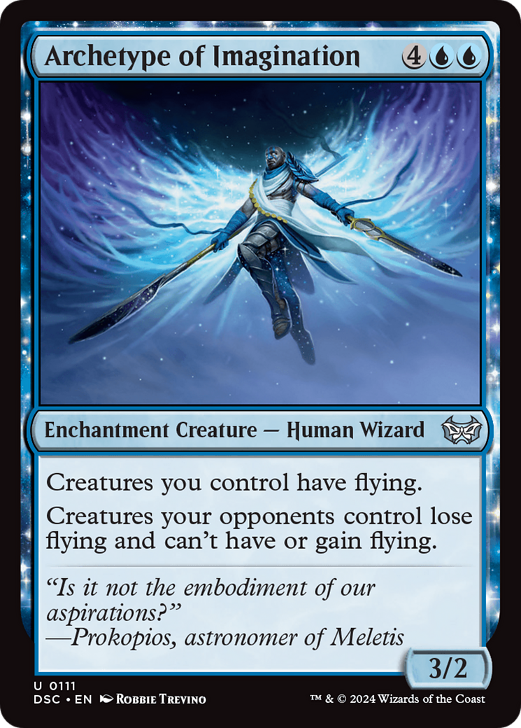 Archetype of Imagination [Duskmourn: House of Horror Commander] | Cards and Coasters CA