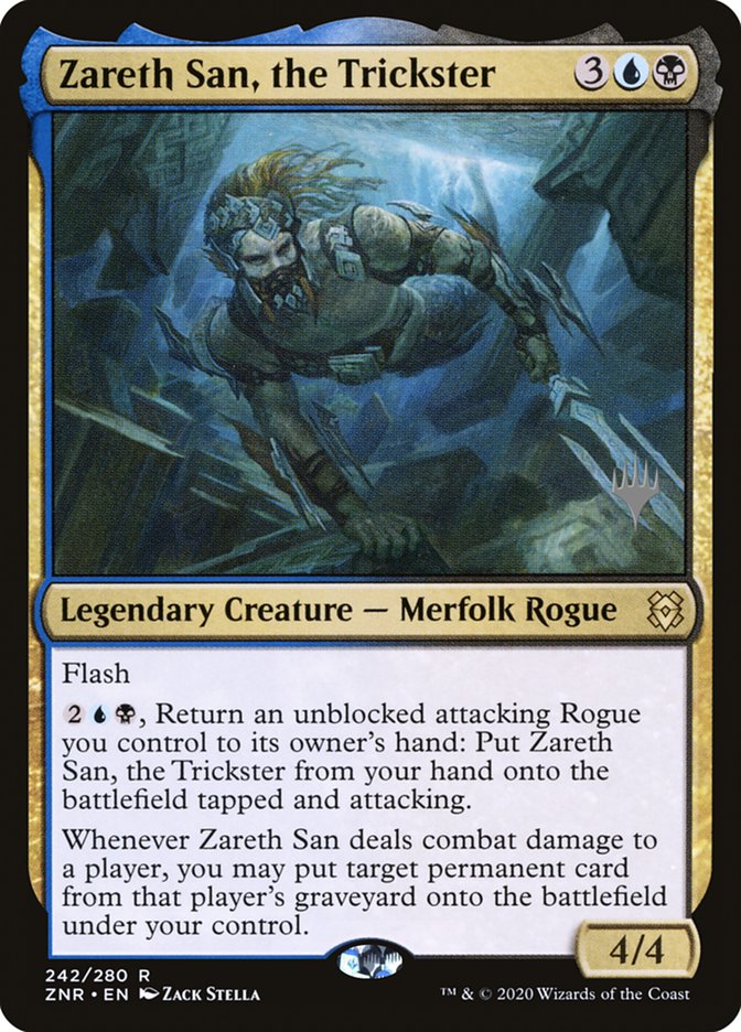 Zareth San, the Trickster (Promo Pack) [Zendikar Rising Promos] | Cards and Coasters CA