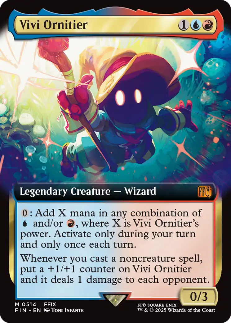 Vivi Ornitier (Extended Art) [FINAL FANTASY] | Cards and Coasters CA