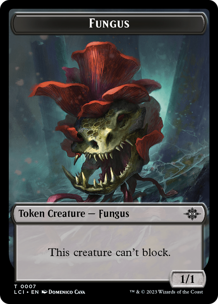 Fungus Token [The Lost Caverns of Ixalan Tokens] | Cards and Coasters CA