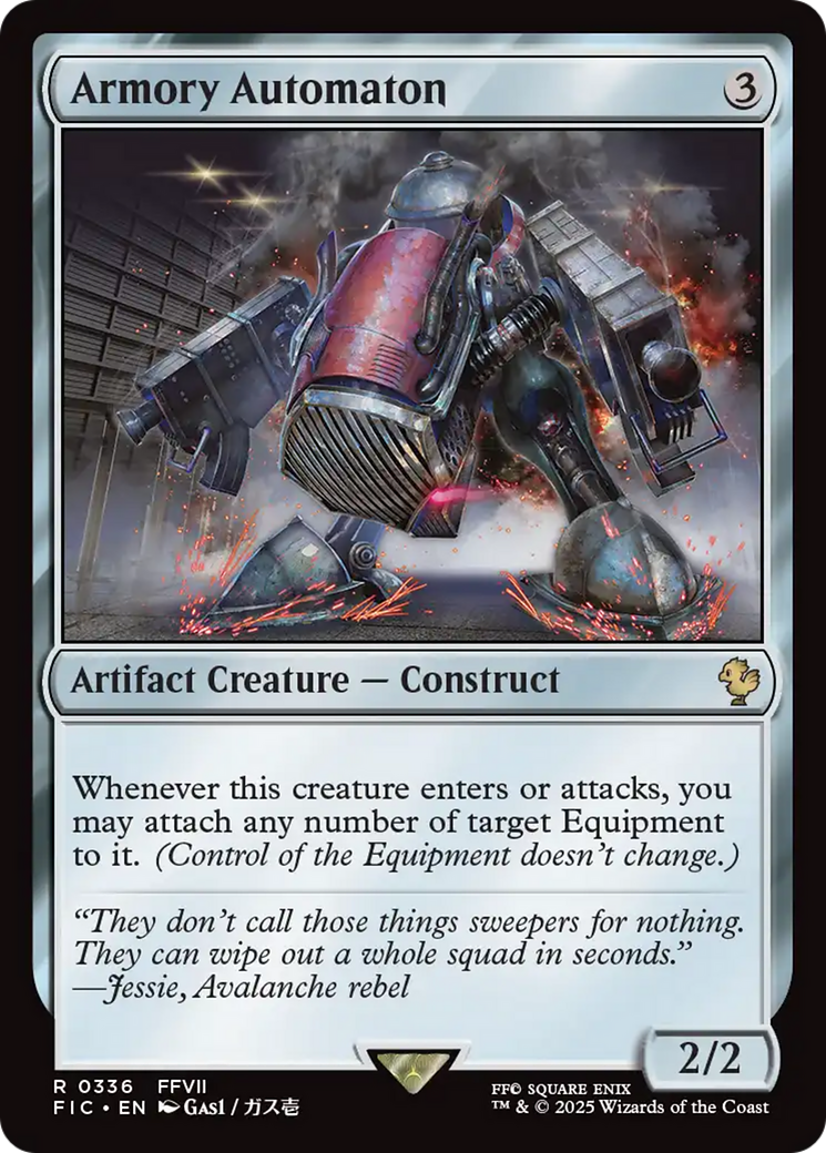 Armory Automaton [FINAL FANTASY Commander] | Cards and Coasters CA
