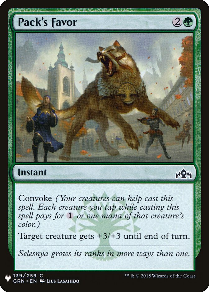 Pack's Favor [Mystery Booster] | Cards and Coasters CA