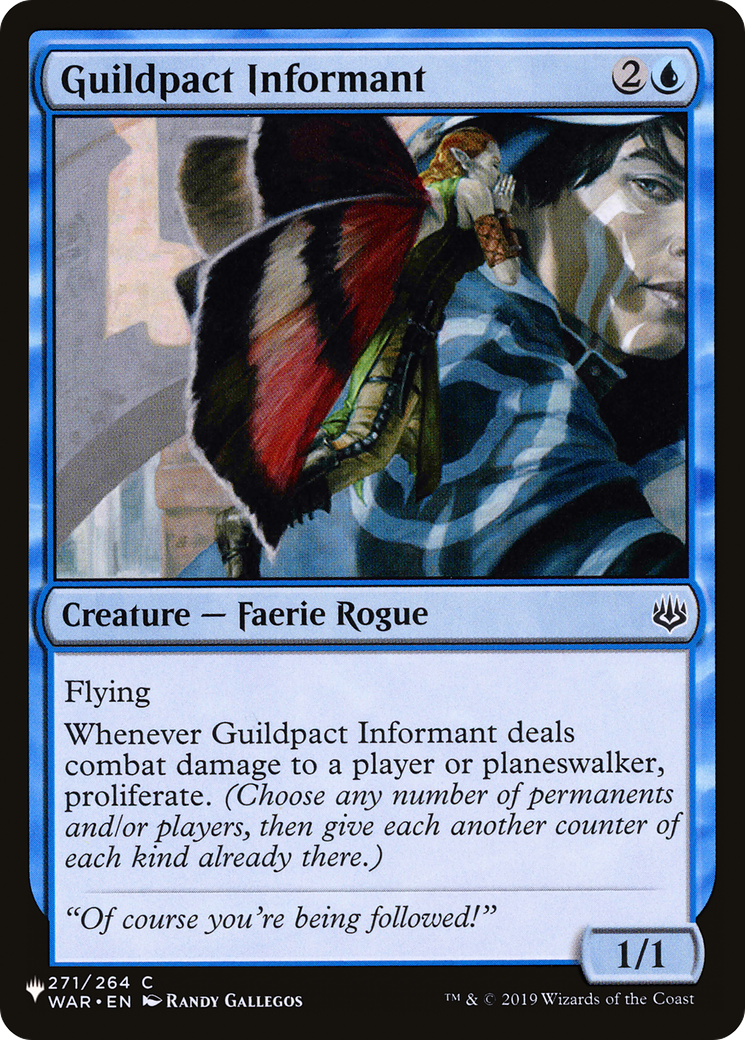 Guildpact Informant [The List Reprints] | Cards and Coasters CA