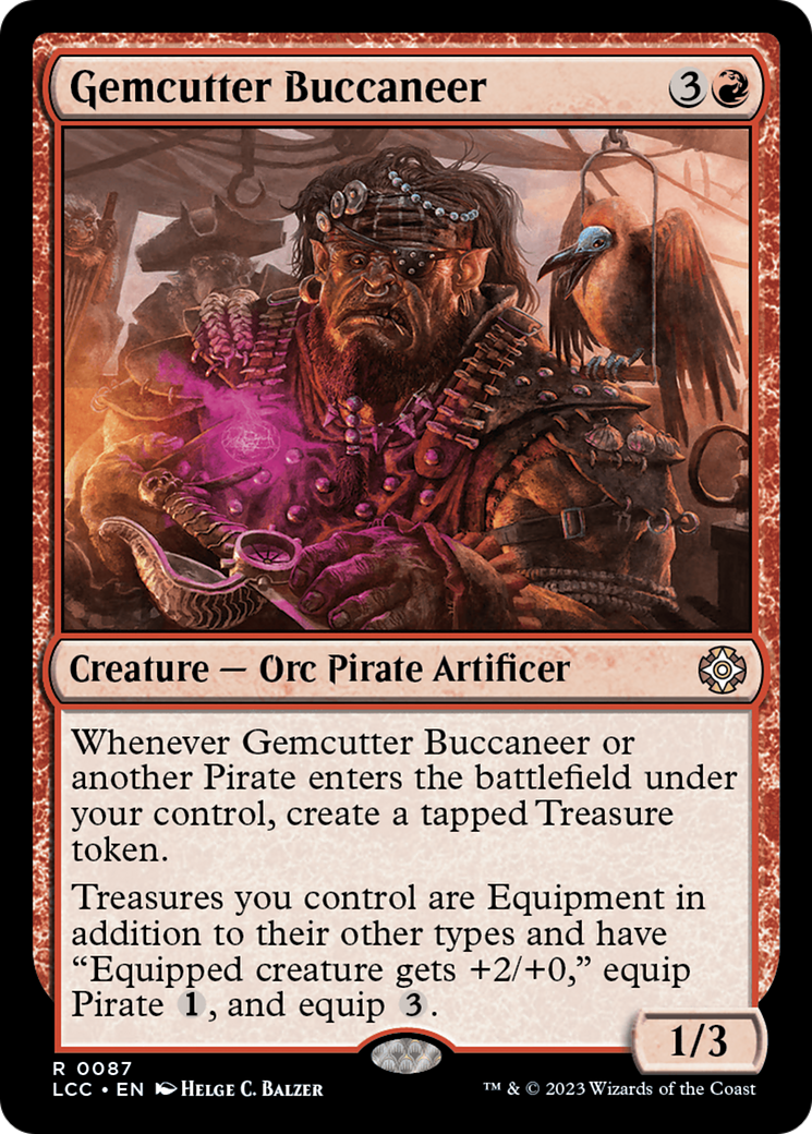 Gemcutter Buccaneer [The Lost Caverns of Ixalan Commander] | Cards and Coasters CA