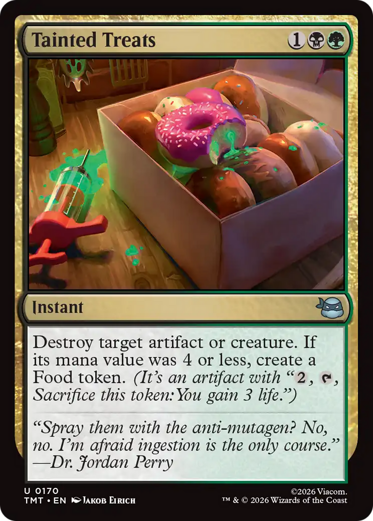 Tainted Treats [Teenage Mutant Ninja Turtles] | Cards and Coasters CA