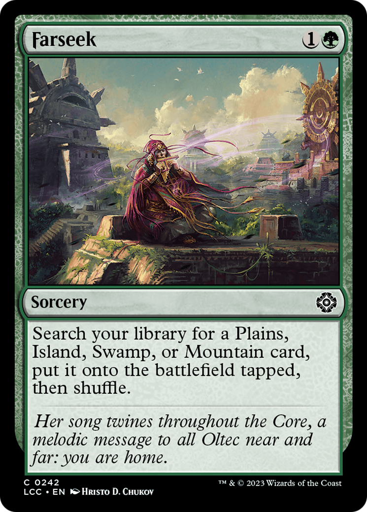 Farseek [The Lost Caverns of Ixalan Commander] | Cards and Coasters CA