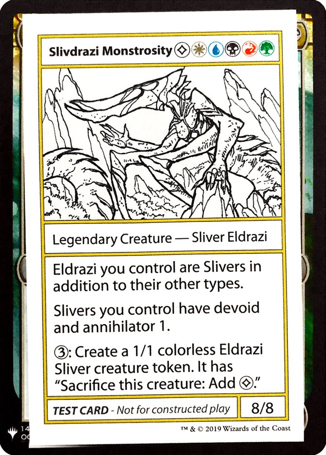 Slivdrazi Monstrosity [Mystery Booster Playtest Cards] | Cards and Coasters CA